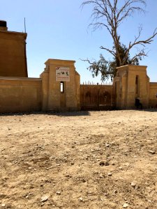 Vacant Building and Camel Rides, Great Pyramid, Giza, GG, … 