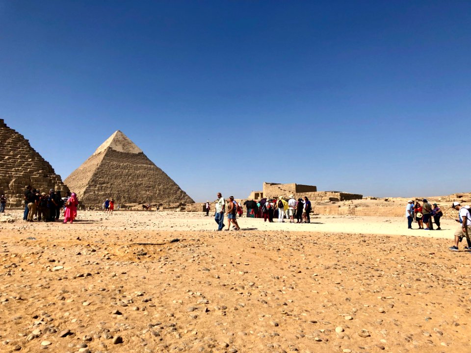Pyramid of Khafre (Cheprhen), Giza, GG, Egypt 