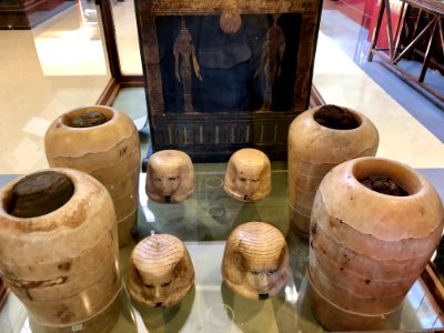 Funerary Jars, Egyptian Museum, al-Qāhirah, CG, EGY 