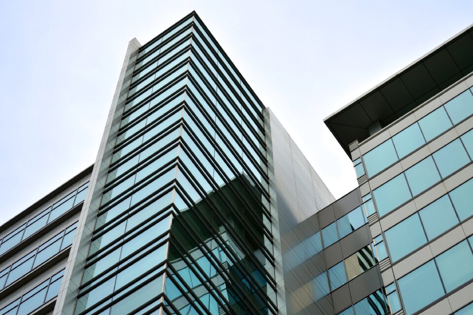 Architecture glass modern