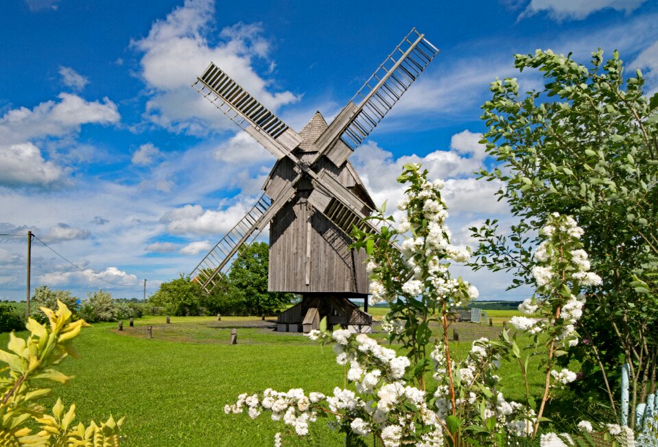 Thuringia germany germany windmill