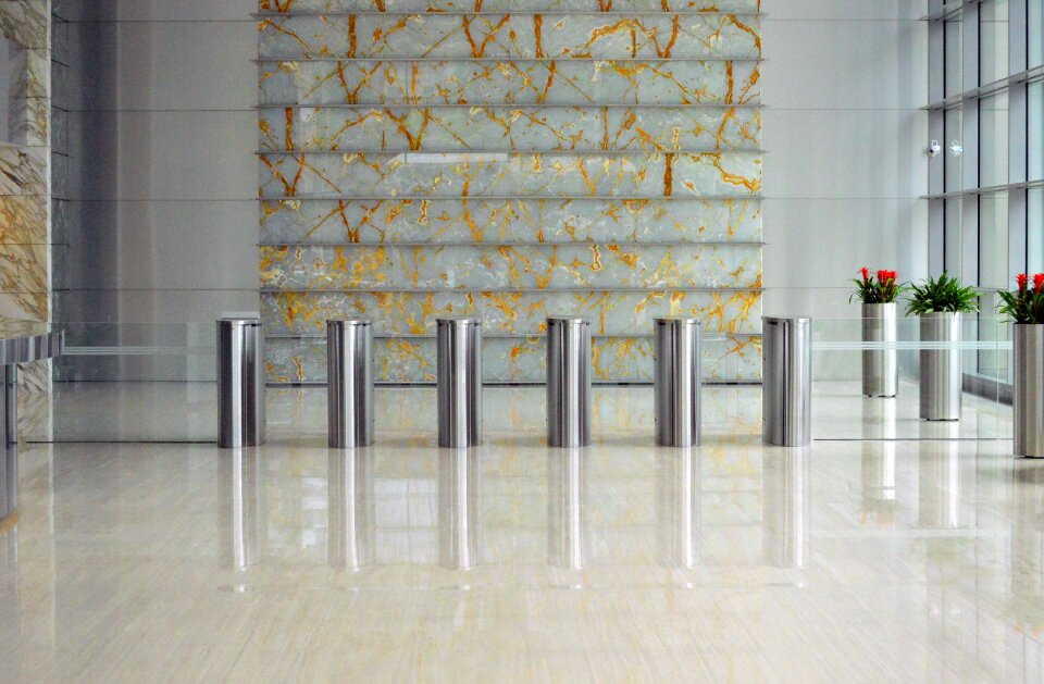 Interior foyer lobby