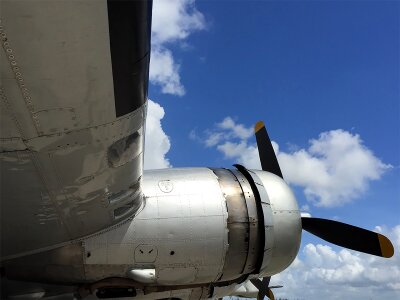 Propeller wing rivets photo