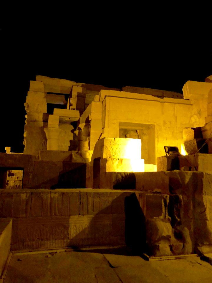 Night Shot, Kom Ombo Temple, Kom Ombo, AG, EGY 