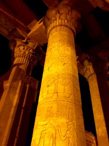 Columns, Kom Ombo Temple, Kom Ombo, AG, EGY 