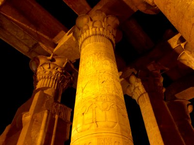 Columns, Kom Ombo Temple, Kom Ombo, AG, EGY 
