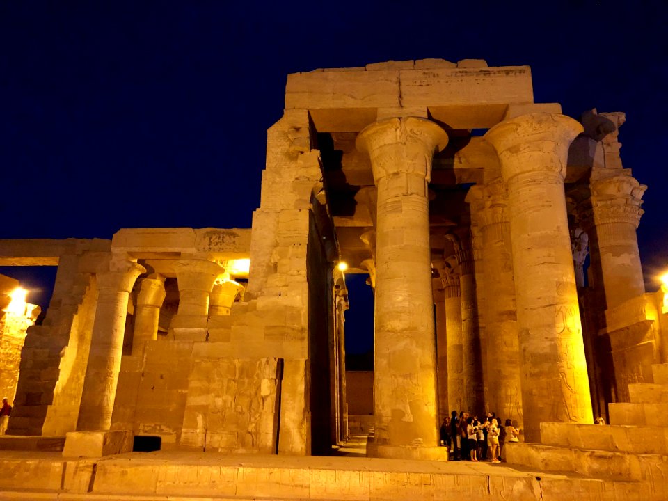 Night Shot, Kom Ombo Temple, Kom Ombo, AG, EGY 