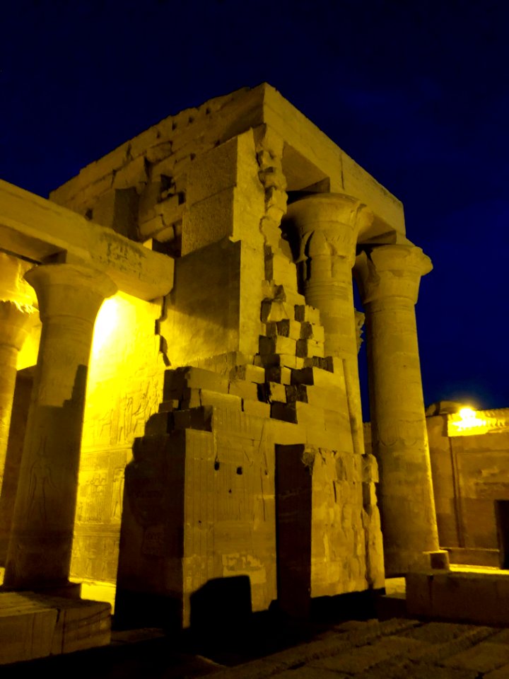 Night Shot, Kom Ombo Temple, Kom Ombo, AG, EGY 