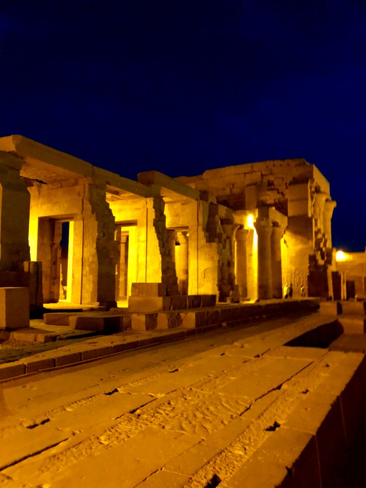 Night Shot, Kom Ombo Temple, Kom Ombo, AG, EGY 