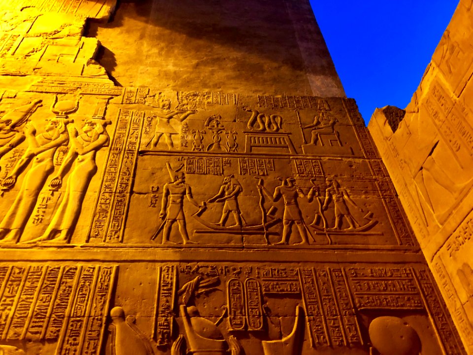 Wall Carvings, Kom Ombo Temple, Kom Ombo, AG, EGY 