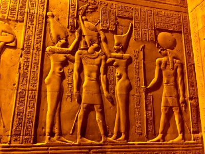 Wall Carvings, Kom Ombo Temple, Kom Ombo, AG, EGY 