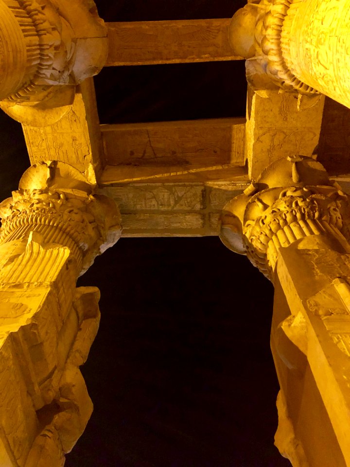 Columns, Kom Ombo Temple, Kom Ombo, AG, EGY 