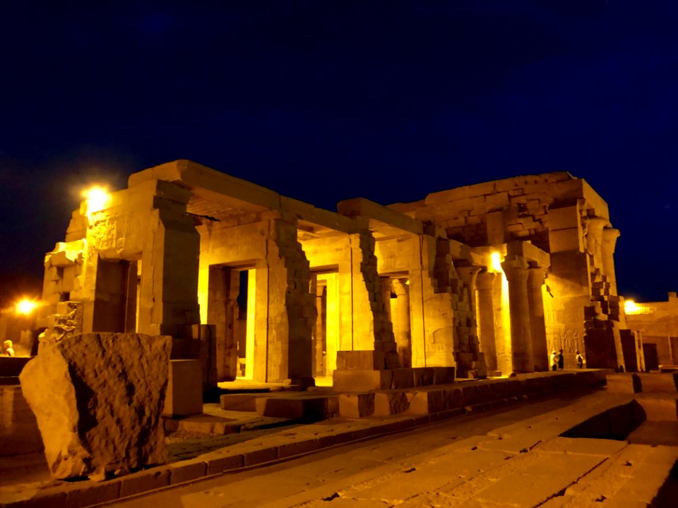 Night Shot, Kom Ombo Temple, Kom Ombo, AG, EGY 