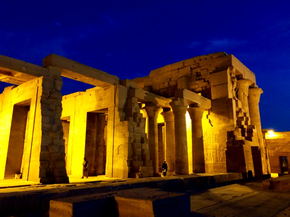 Night Shot, Kom Ombo Temple, Kom Ombo, AG, EGY 