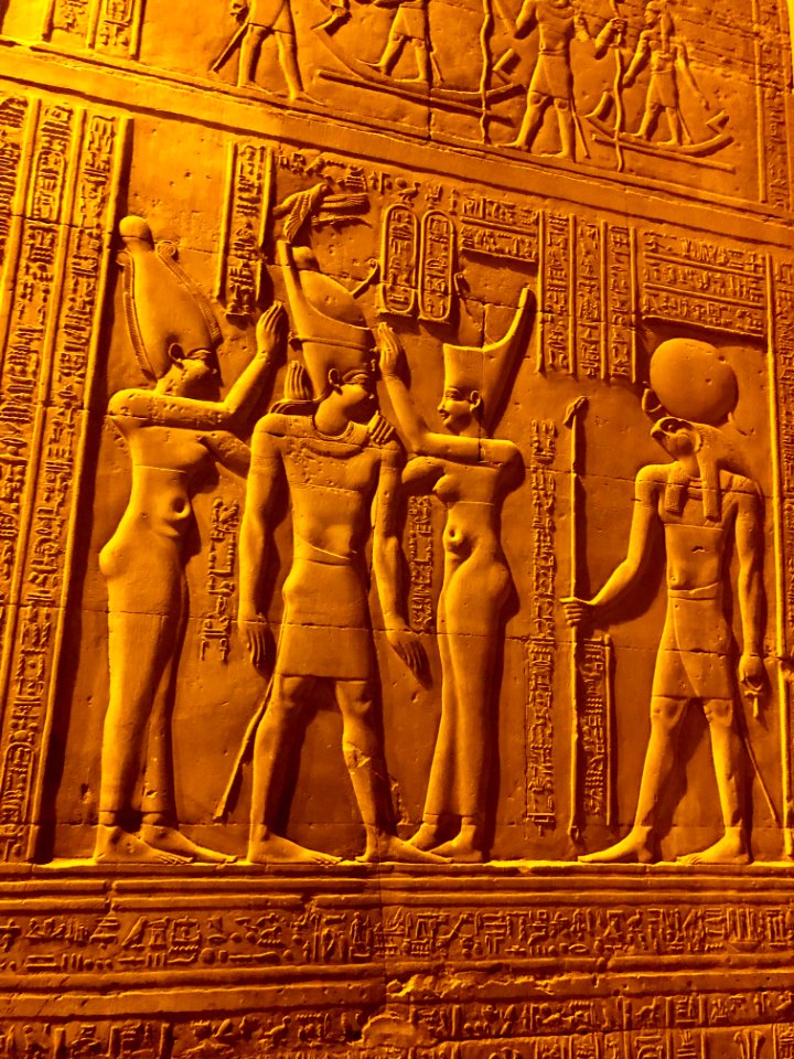 Wall Carvings, Kom Ombo Temple, Kom Ombo, AG, EGY 