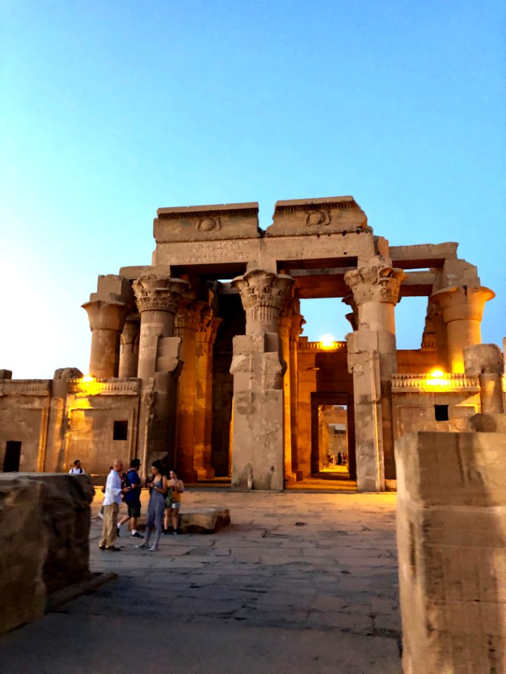 Columns, Kom Ombo Temple, Kom Ombo, AG, EGY 