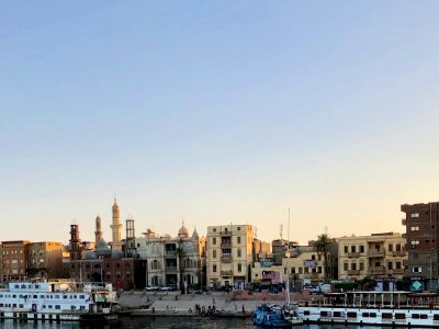 Belle Epoque Buildings, El Bahr, Esna, LG, EGY 