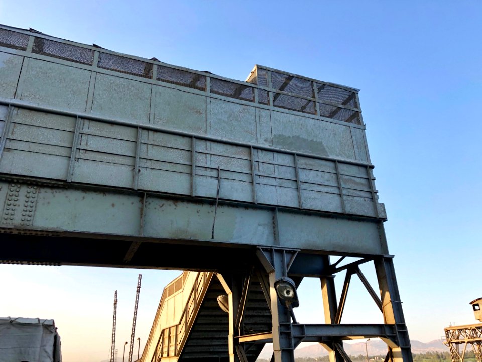 Pedestrian Bridge, Old Esna Dam and Lock, Esna, LG, EGY 