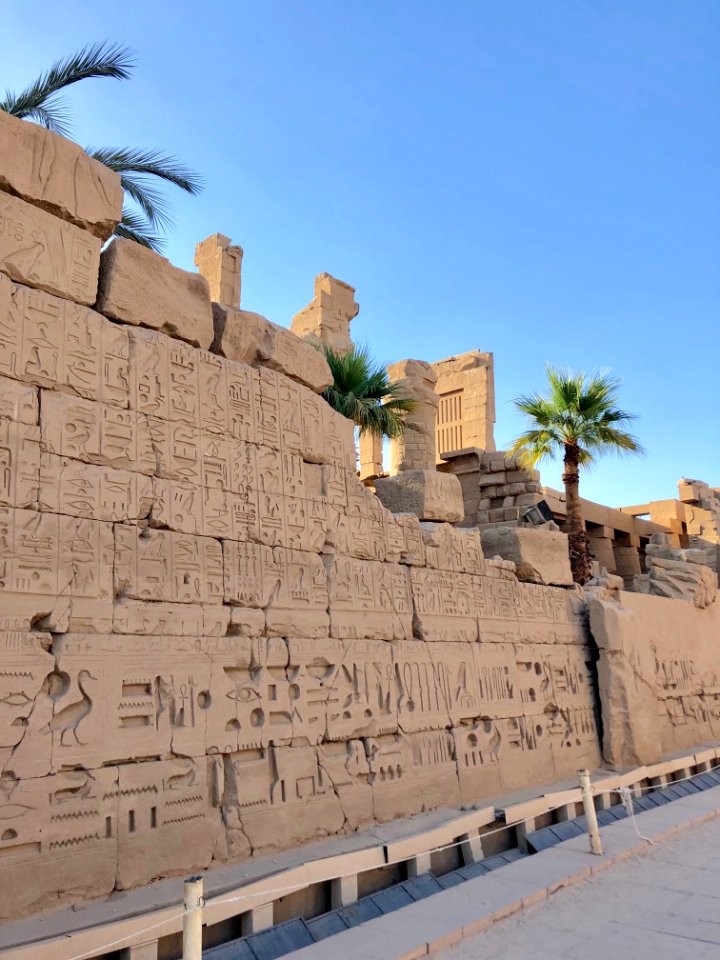 Pylon Remnant, Central Crossing, Karnak Temple, Luxor, LG,… 