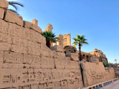 Pylon Remnant, Central Crossing, Karnak Temple, Luxor, LG,… 