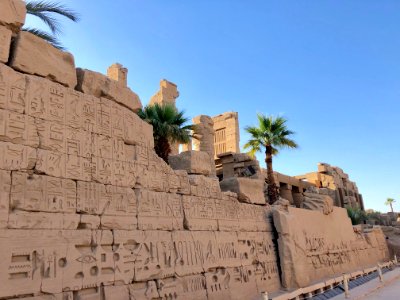 Pylon Remnant, Central Crossing, Karnak Temple, Luxor, LG,… 