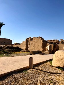 Pylon Remnant, Precinct of Amun-Ra, Karnak Temple, Luxor, … 