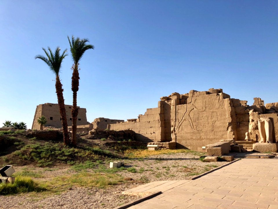 Pylon Remnant, Precinct of Amun-Ra, Karnak Temple, Luxor, … 