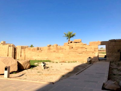 Pylon Remnant, Precinct of Amun-Ra, Karnak Temple, Luxor, … 