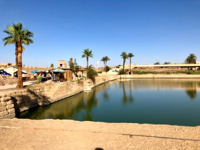 Sacred Lake, Karnak Temple, Luxor, LG, EGY 