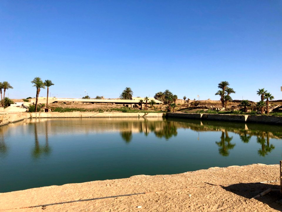 Sacred Lake, Karnak Temple, Luxor, LG, EGY 