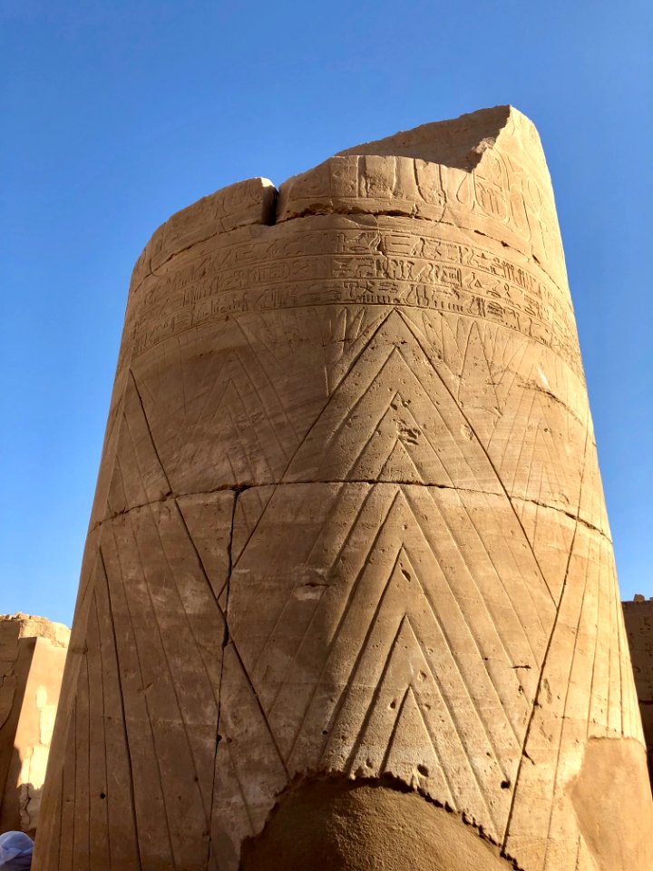 Column Remnants, Precinct of Amun-Ra, Karnak Temple, Luxor… 
