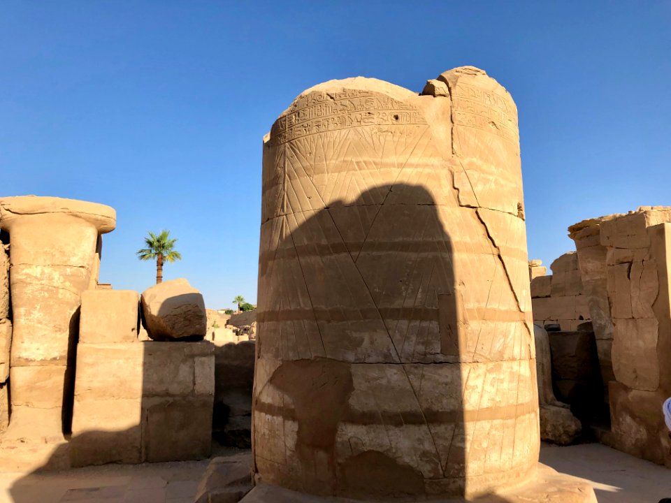 Column Remnants, Precinct of Amun-Ra, Karnak Temple, Luxor… 