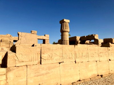 Ruins, Precinct of Amun-Ra, Karnak Temple, Luxor, LG, EGY 