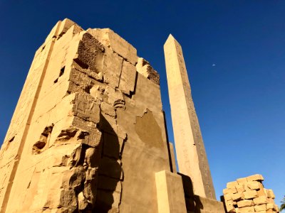 Obelisk, Central Crossing, Karnak Temple, Luxor, LG, EGY 
