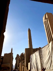 Obelisk, Central Crossing, Karnak Temple, Luxor, LG, EGY 