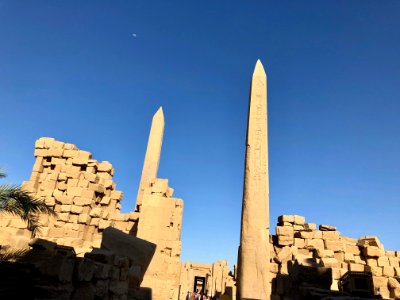 Obelisks, Central Crossing, Karnak Temple, Luxor, LG, EGY 