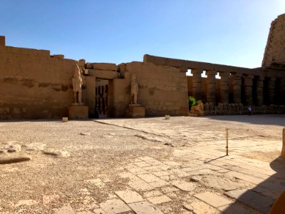 Great Forecourt, Karnak Temple, Luxor, LG, EGY 