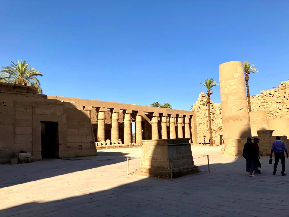 Great Forecourt, Karnak Temple, Luxor, LG, EGY 