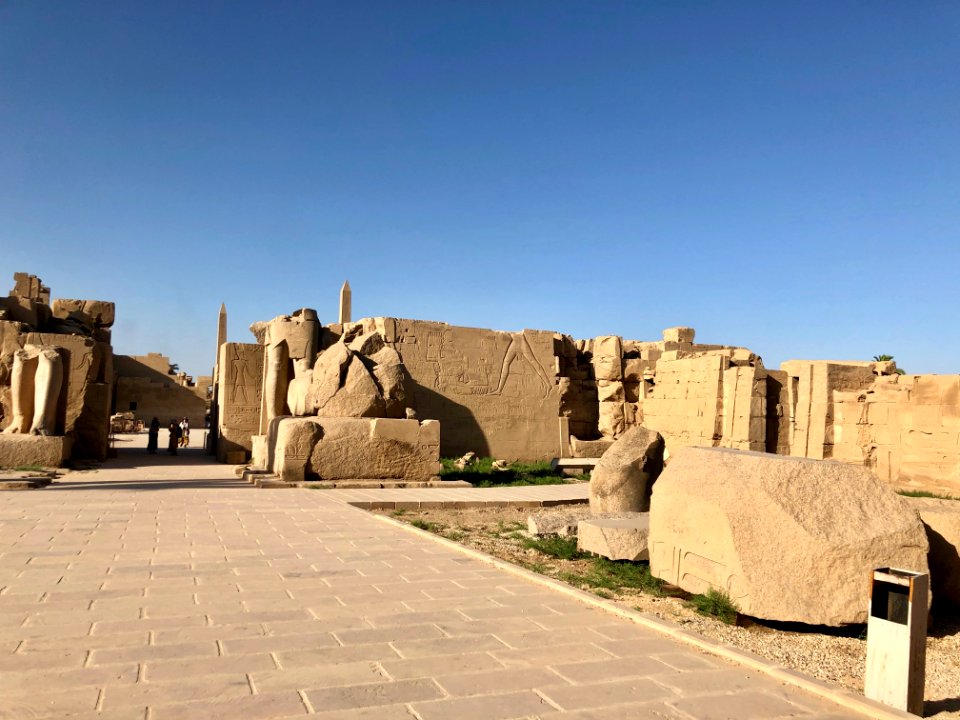 Pylon Remnant, Precinct of Amun-Ra, Karnak Temple, Luxor, … 