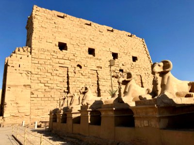 Allée des Sphinx, Karnak Temple, Luxor, LG, EGY photo
