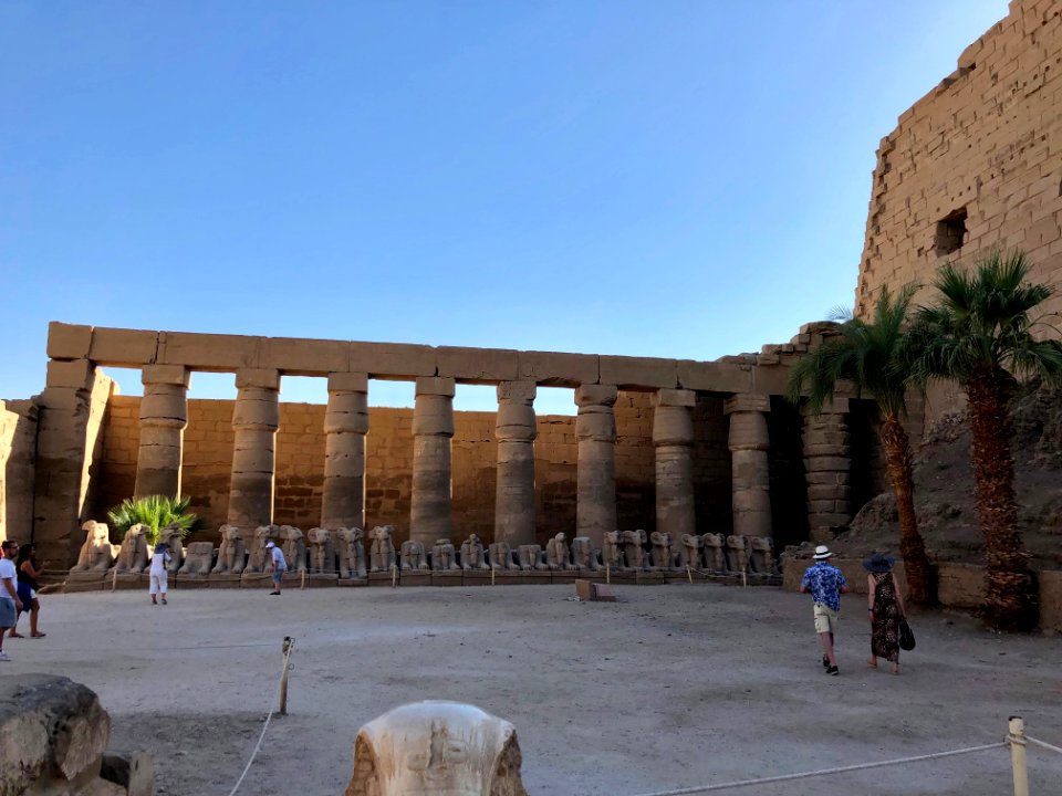 Great Forecourt, Karnak Temple, Luxor, LG, EGY 