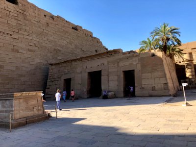 Great Forecourt, Karnak Temple, Luxor, LG, EGY 
