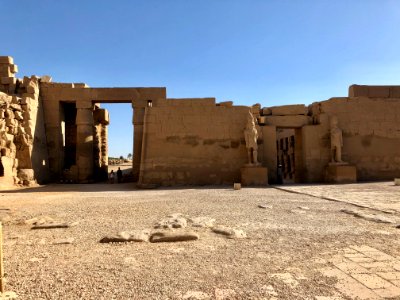 Great Forecourt, Karnak Temple, Luxor, LG, EGY 