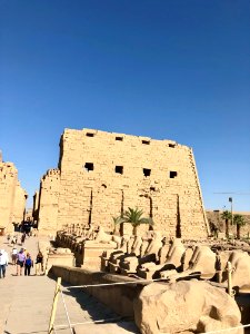 The Unfinished Pylon, Karnak Temple, Luxor, LG, EGY photo