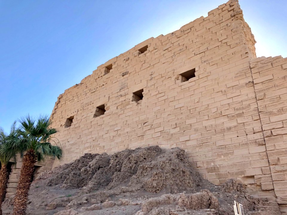 The Unfinished Pylon, Karnak Temple, Luxor, LG, EGY 