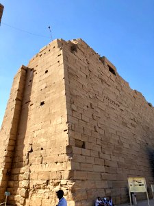 The Unfinished Pylon, Karnak Temple, Luxor, LG, EGY 