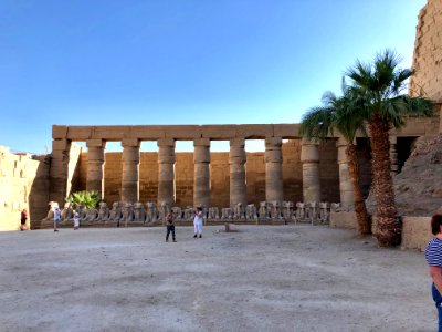 Great Forecourt, Karnak Temple, Luxor, LG, EGY 