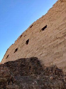 The Unfinished Pylon, Karnak Temple, Luxor, LG, EGY 