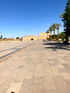 Entrance Plaza, Karnak Temple, Luxor, LG, EGY 