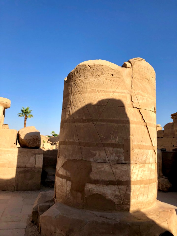 Column Remnants, Precinct of Amun-Ra, Karnak Temple, Luxor… 